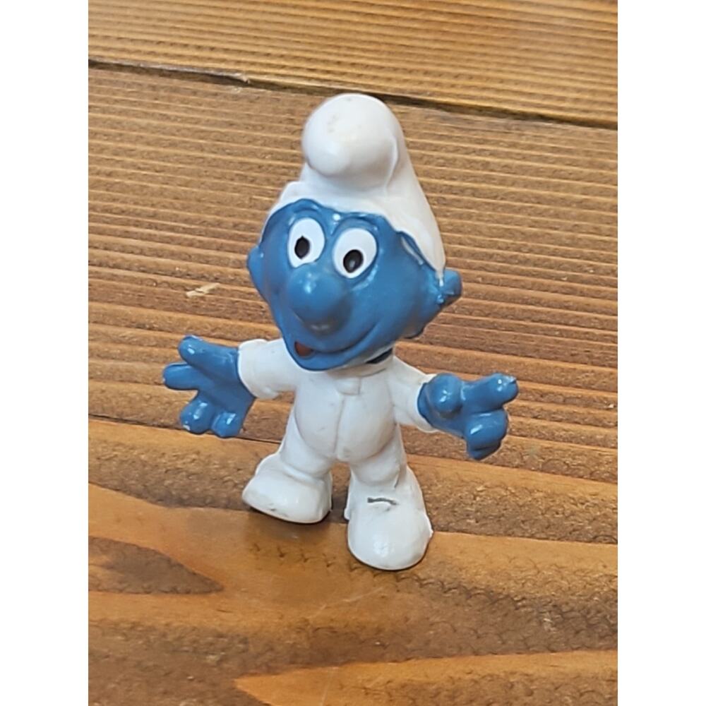Lot Of 6 Smurfs Figurines Peyo Schleich Vintage Collectable Toys - Picture 4 of 16